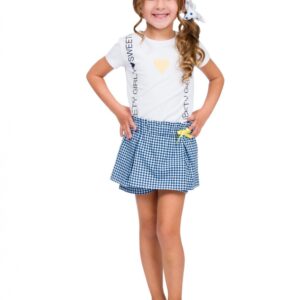 EneEnergiers Mako blouse set and plaid shorts. 15-222308-0rgiers Mako blouse set and plaid shorts. 15-222308-0