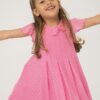 vestido gasa plumeti de bebe nina
