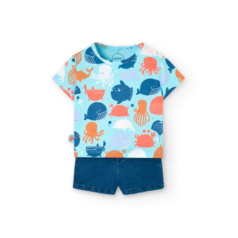 101181 9563 BOBOLI SET MPLOUZA SHORTS AGORI PAIDIKA ROUXA TOPOLINO 1 1024x1024