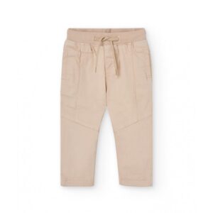 boboli παντελόνι gabardine μπεζ 392071 7441